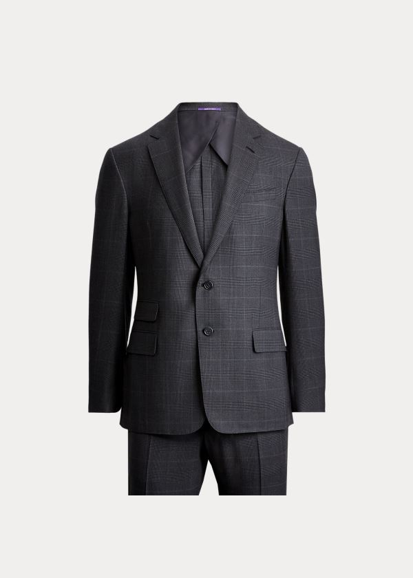 Men's Ralph Lauren Kent Glen Plaid Twill Suits | 342065DMT